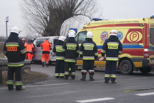 Wypadek w Kolonii Kokanin pod Kaliszem. Jedna osoba ranna