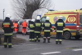 Wypadek w Kolonii Kokanin pod Kaliszem. Jedna osoba ranna [FOTO]
