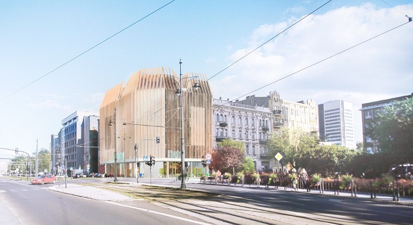 Łódź: w ścisłym centrum wybudują hotel z drewna? WIZUALIZACJE