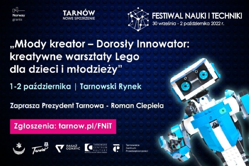 Takiej imprezy w Tarnowie jeszcze nie było! Festiwal Nauki i Techniki 2022 w weekend na Rynku i w Pasażu Odkryć [PROGRAM 30.09-2.10]
