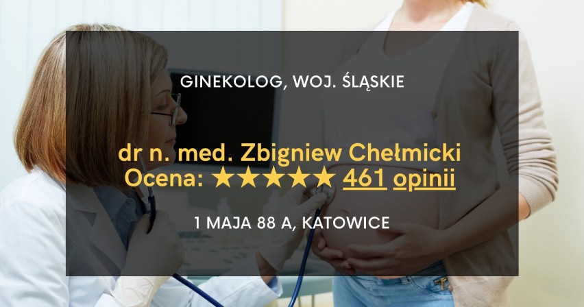 Najlepsi ginekolodzy w Śląskiem! Poznaj TOP 20 specjalistów, których najczęściej polecają zadowolone pacjentki