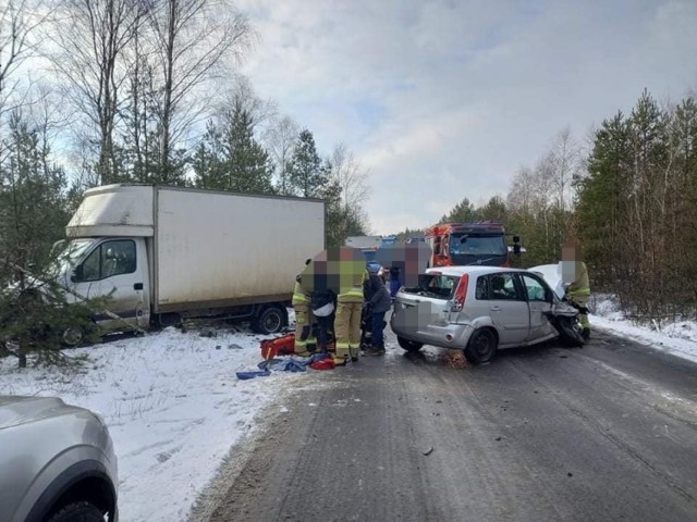 Wypadek między Kluczami i Hutkami