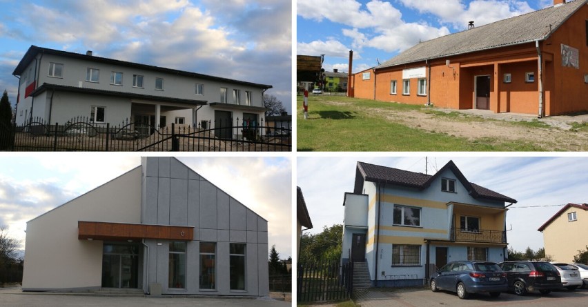 Nowa remiza w Wiosce i budynek ośrodka pomocy w Skępem.