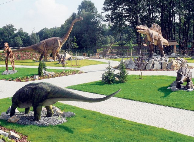 Parki dinozaurów i miniatur są dziś bardzo popularne