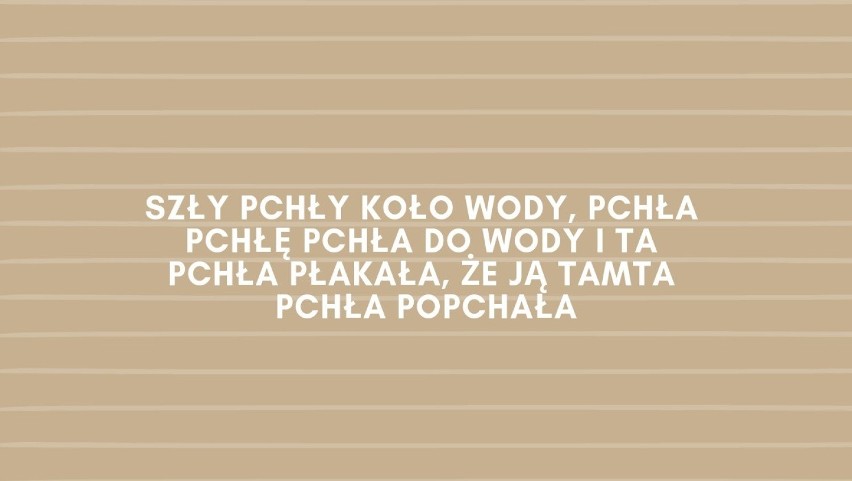 Łamańce językowe. Sprawią trudność nie tylko cudzoziemcowi. Koniecznie przeczytaj je na głos!