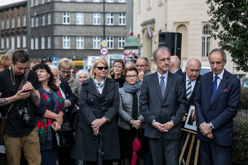 Uroczyste otwarcie skweru imienia Władysława Bartoszewskiego