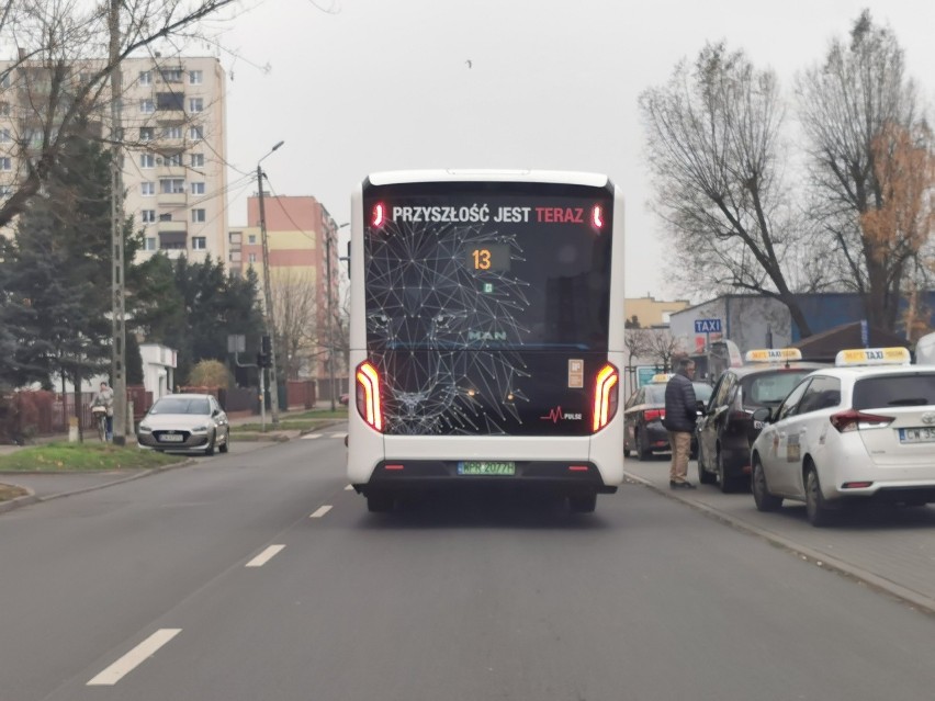 MPK we Włocławku testuje nowy autobus elektryczny marki MAN....