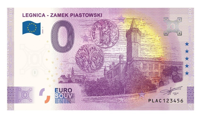 Banknot 0 Euro Legnica - Zamek Piastowski
