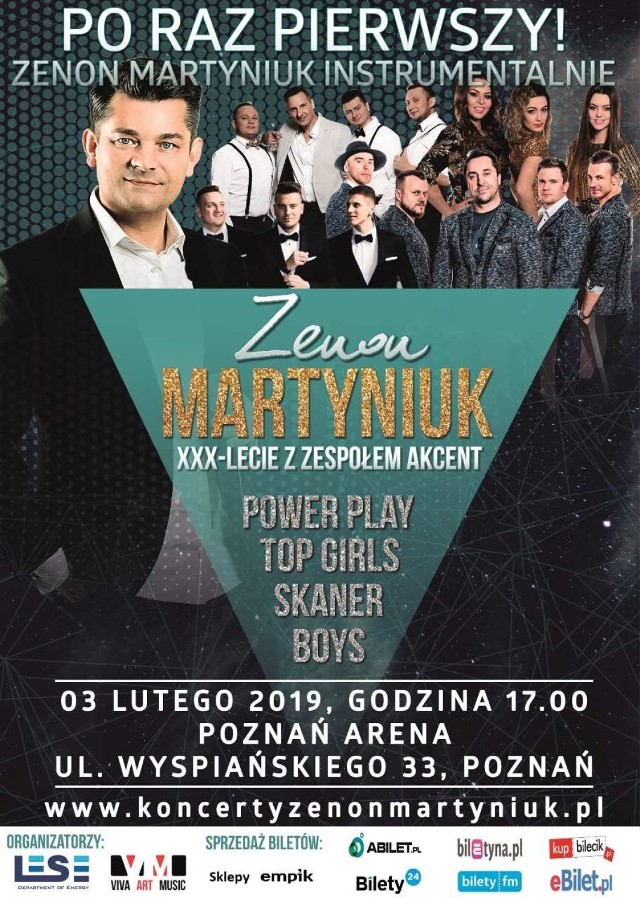 Zapraszamy na koncert Zenka Martyniuka z okazji 30-lecia zespołu Akcent