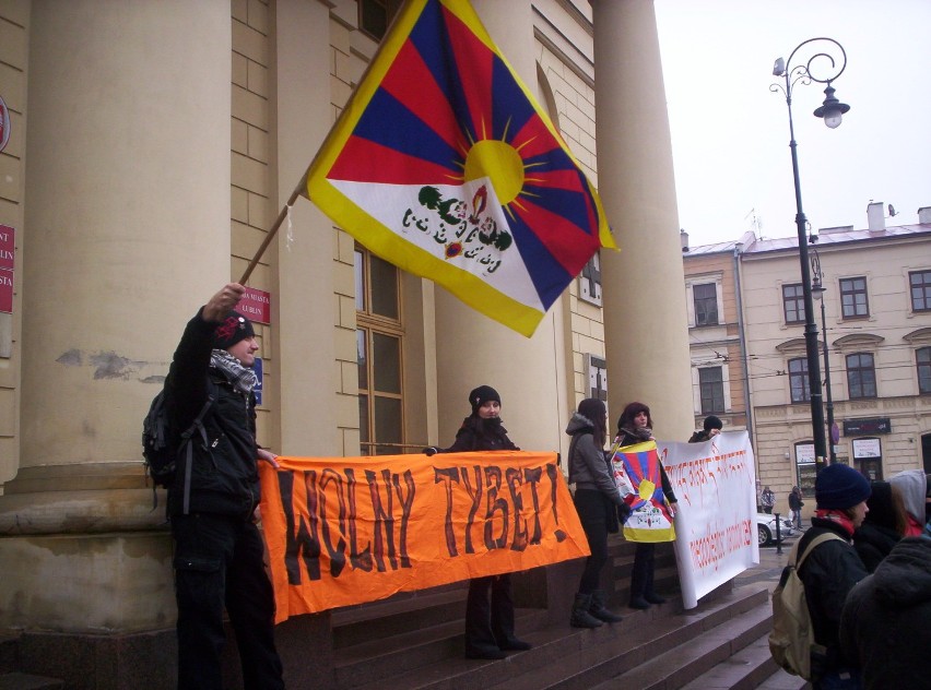 Manifestacja w obronie wolności Tybetu