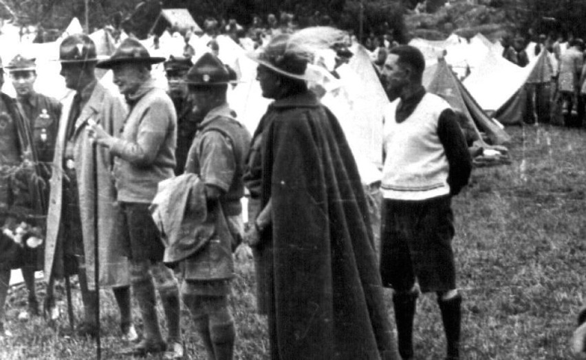 Naczelny Skaut Świata z wizytą u gdańskich harcerzy w 1936...