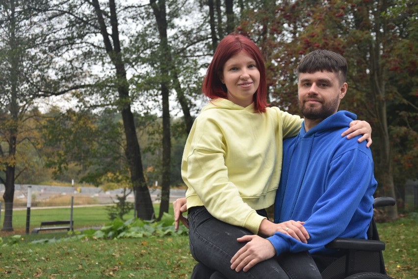 Darina i Sergiej w Rybniku mieszkają od kilku tygodni.