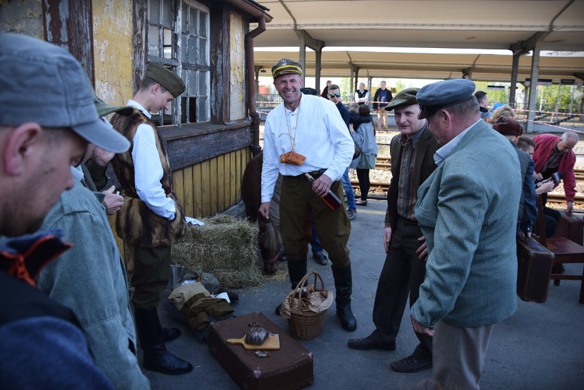 Pociąg repatriantów w Oleśnicy