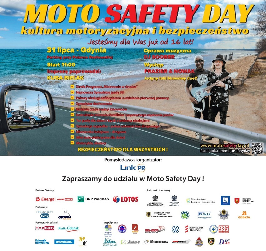 16. edycja Moto Safety Day już 31 lipca w Gdyni na parkingu...