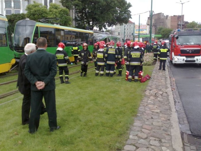 wypadek na garbarach, zderzenie tramwajów w Poznaniu