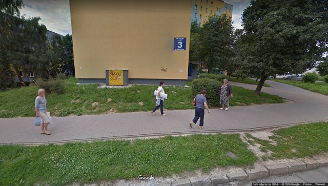 Kamery Google Street View jeździły po os. Czuby w Lublinie w 2017 roku. Zobacz w galerii, co i kogo udało im się uwiecznić.