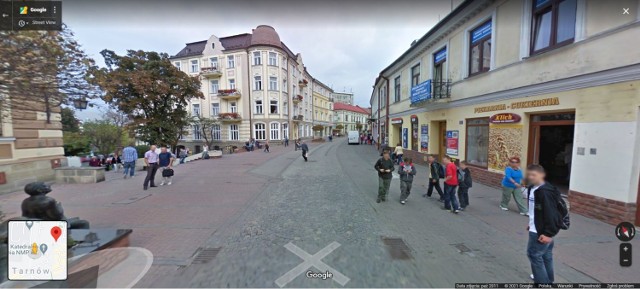 Tarnów na pierwszych zdjęciach z Google Street View. Tak miasto wyglądało dekadę temu