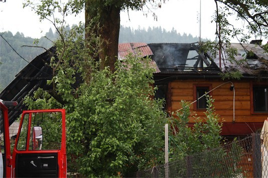 Podhale: Spłonął dom w Białce Tatrzańskiej [GALERIA]