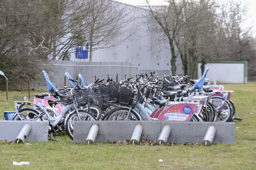 Ostatnie rowery z poznańskiej kolekcji systemu rowerowego...