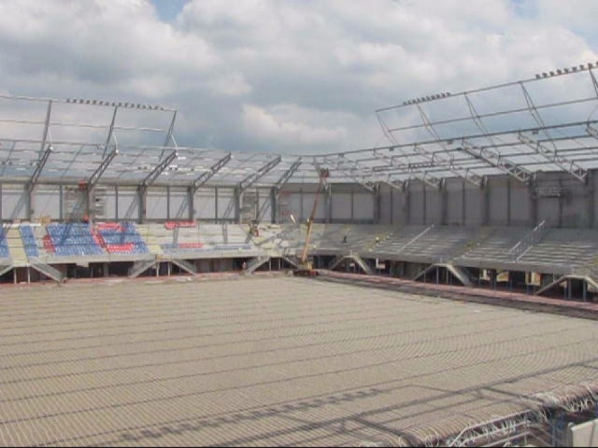 Budowa stadionu Piasta coraz bliżej ukończenia [ZDJĘCIA + WIDEO]