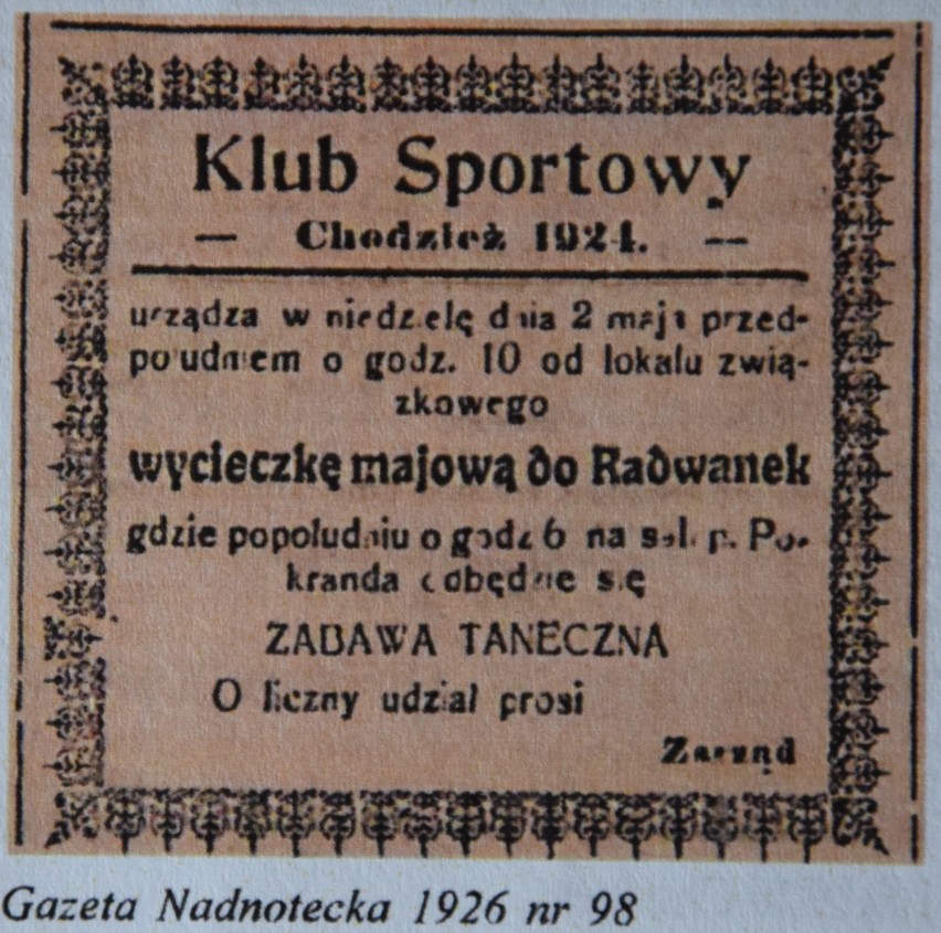 Historia Chodzieży: Piłka nożna jakiej dziś nie pamiętamy - czyli chodzieski futbol w czasach II RP