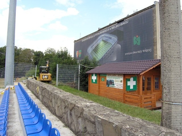 Budowa stadionu w Bielsku-Białej [ZDJĘCIA]