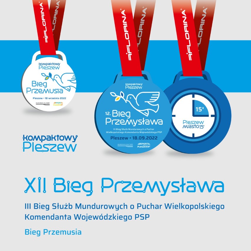 Tak prezentują się medale 12. edycji Biegu Przemysława