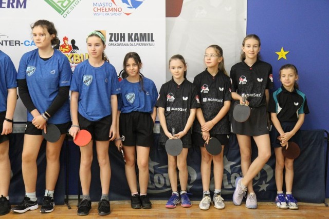 W Chełmnie rywalizowały przy stołach dzieci w półfinale wojewódzkim tenisa