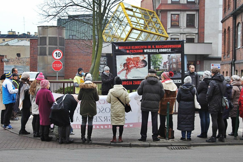 Szpital Polna Poznań: Protest przeciw aborcji