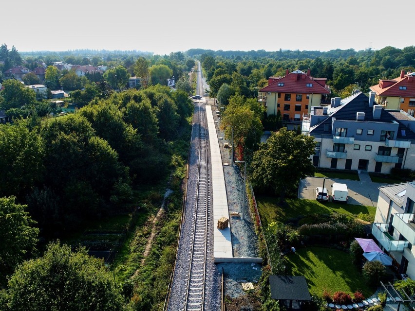 Nowa linia kolejowa z Wrocławia przez Kobierzyce i Sobótkę...