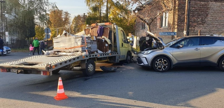 Krzykawa. W tym wypadku udział brały aż trzy pojazdy