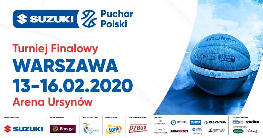 Suzuki Puchar Polski 2020 - losowanie par. Anwil Włocławek w ćwierćfinale zagra ze Startem Lublin