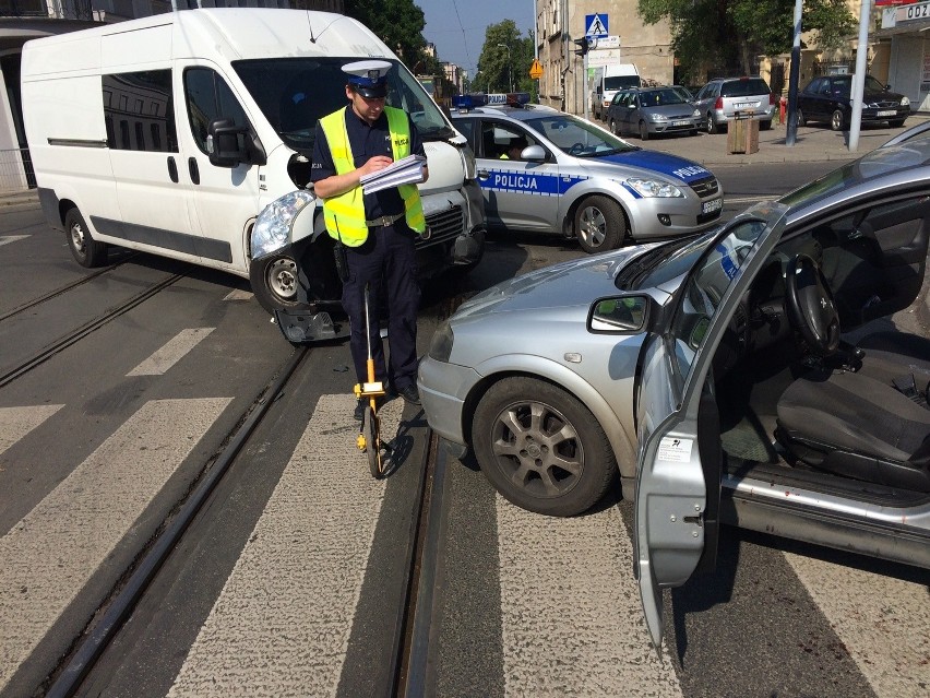 Wypadek na skrzyżowaniu Pomorska/Sterlinga. 13 czerwca 2015