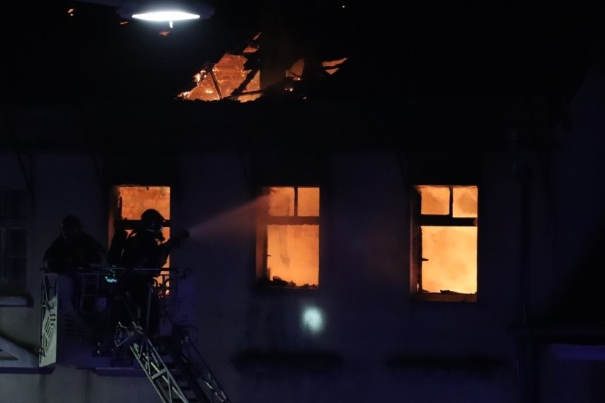 Pożar mieszkania przy ul. Hubskiej