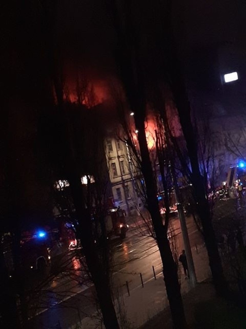 Pożar mieszkania przy ul. Hubskiej