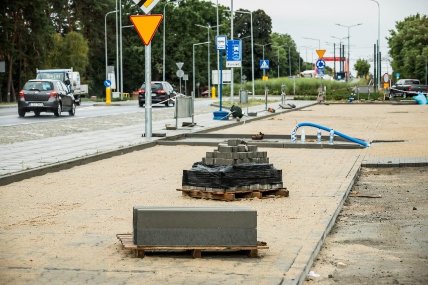 W Bydgoszczy trwa budowa parkingów P+R w Myślęcinku, przy...