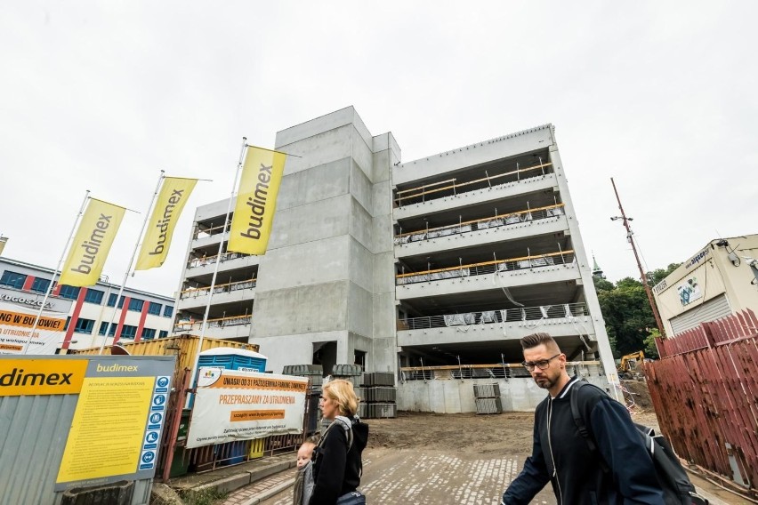 W Bydgoszczy trwa budowa parkingów P+R w Myślęcinku, przy...