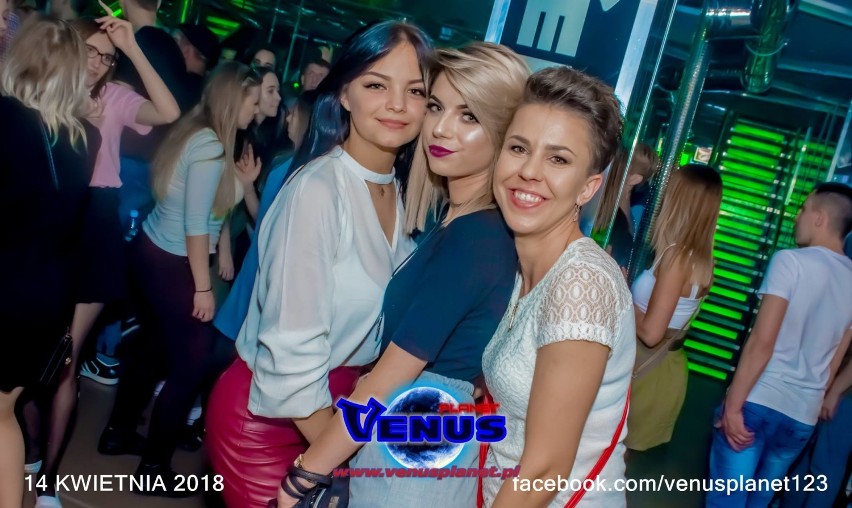Piękne kobiety w klubie Venus Planet. Impreza z 14 kwietnia 2018 [zdjęcia]