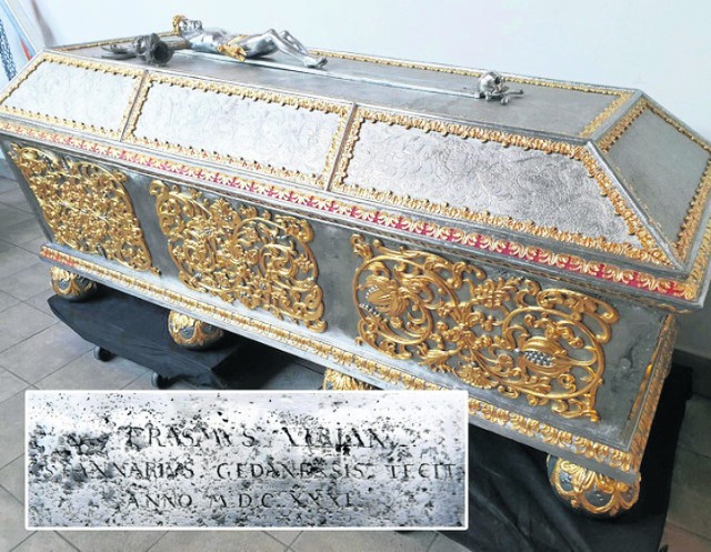Sarkofag Konstancji, żony Zygmunta III Wazy i odkryta inskrypcja