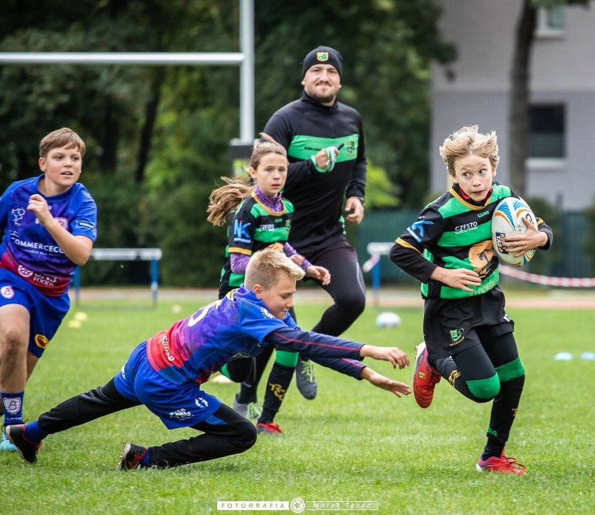 Turniej Dzieci i Młodzieży w rugby w Częstochowie....