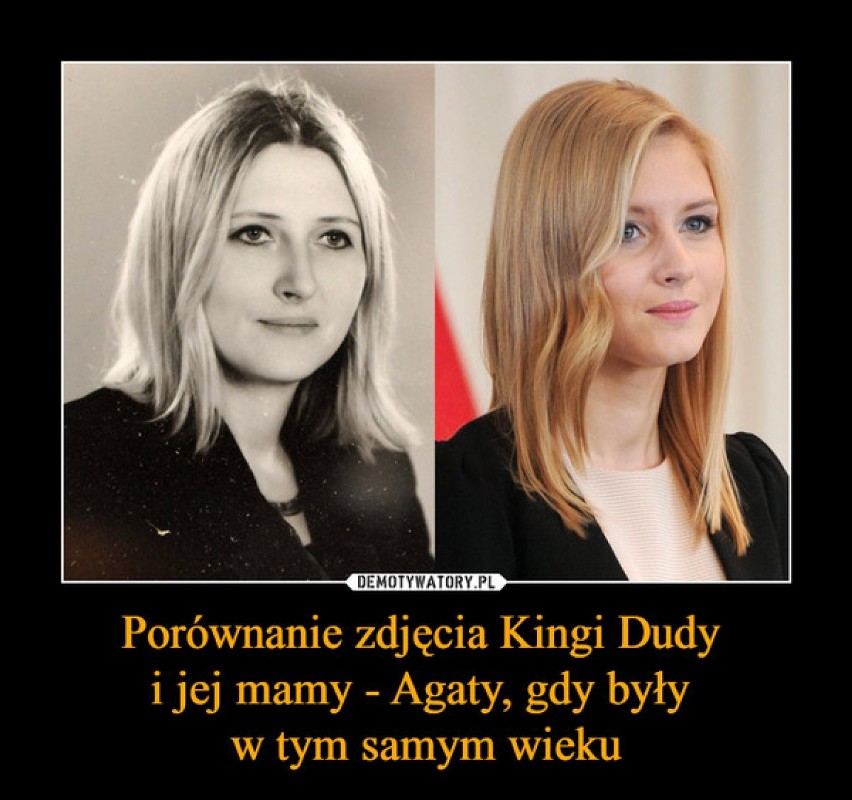 Żona i córka prezydenta Andrzeja Dudy. Oto memy z Agatą i Kingą w rolach głównych. Zobaczcie