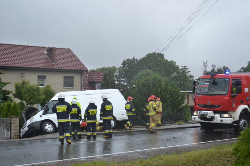 Wypadek w Sośnicowicach, utrudnienia na drodze wojewódzkiej nr 919
