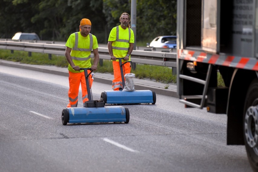 W zeszłym roku śrutowanie zastosowano na "leśnym" odcinku...