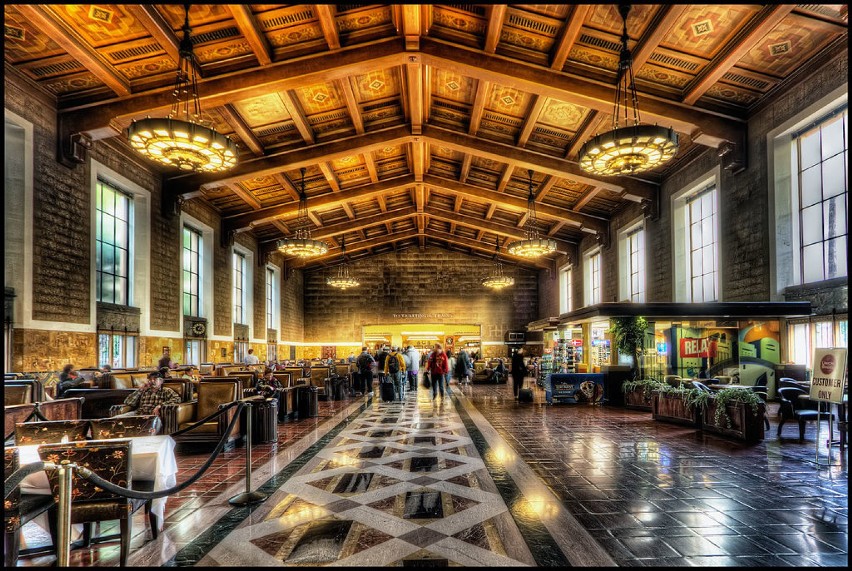 Union Station / Los Angeles, USA 
Największa i główna stacja...