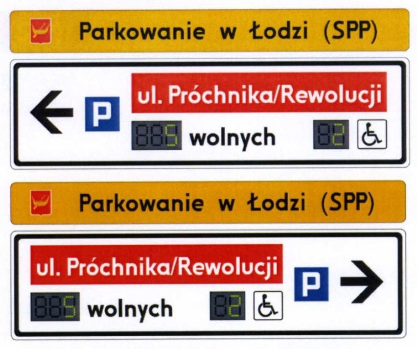 System informacji o miejscach parkingowych w Łodzi