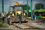 Remont na skrzyżowaniu Jana Pawła II i Baraniaka – tramwaje i autobusy zmieniają trasy