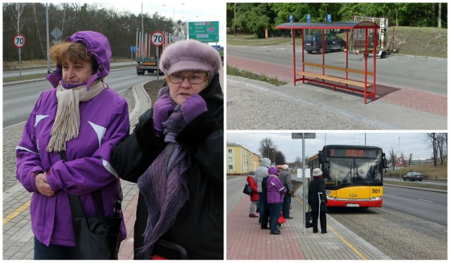 Pasażerowie marzną na przystanku przy al. Solidarności. - To absurd, że zdemontowano tutaj wiatę - mówią grudziądzanki.
A jeszcze niedawno w tym samym miejscu stał daszek i ławeczki. Usunięto je, bo zostały zdewastowane