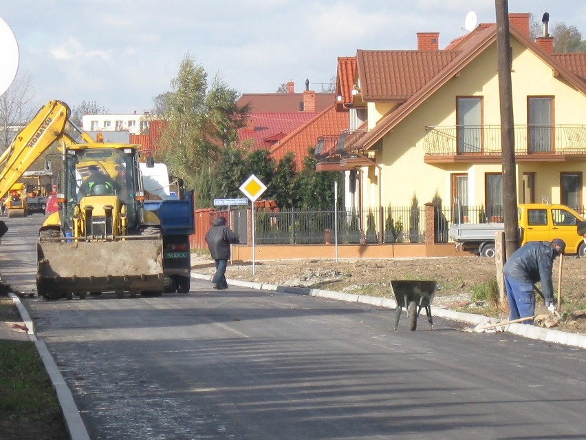 Ulica Świtkowskiego w Kutnie w następnym tygodniu zostanie oddana do użytku (Zdjęcia)