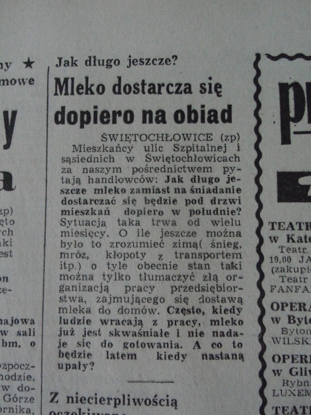 Dziennik Zachodni z 1971 roku