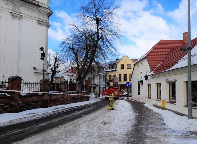 Utrudnienia w centrum Wolsztyna